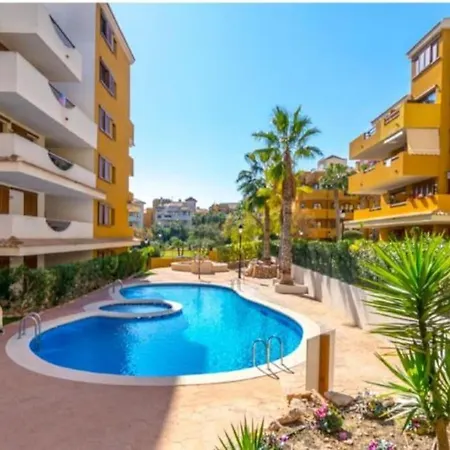 Espana - Punta Prima Orihuela Costa - Large For 6-people 85m2 And Terrace 40m2 Air Conditioning Wi-fi Living Kitchen 2 Bedrooms 2 Bathrooms 3 Swimming Pools Parking Security To The Sea 200m Only 40 Min To The Airport Apartman *