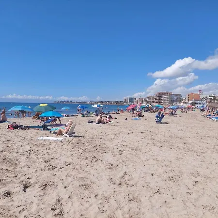 Espana - Punta Prima Orihuela Costa - Large For 6-people 85m2 And Terrace 40m2 Air Conditioning Wi-fi Living Kitchen 2 Bedrooms 2 Bathrooms 3 Swimming Pools Parking Security To The Sea 200m Only 40 Min To The Airport Apartman