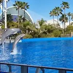Apartment Espana - Punta Prima Orihuela Costa - Large For 6-people 85m2 And Terrace 40m2 Air Conditioning Wi-fi Living Kitchen 2 Bedrooms 2 Bathrooms 3 Swimming Pools Parking Security To The Sea 200m Only 40 Min To The Airport *