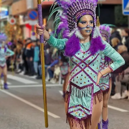 شقة Espana - Punta Prima Orihuela Costa - Large For 6-people 85m2 And Terrace 40m2 Air Conditioning Wi-fi Living Kitchen 2 Bedrooms 2 Bathrooms 3 Swimming Pools Parking Security To The Sea 200m Only 40 Min To The Airport تورّيفيِخا